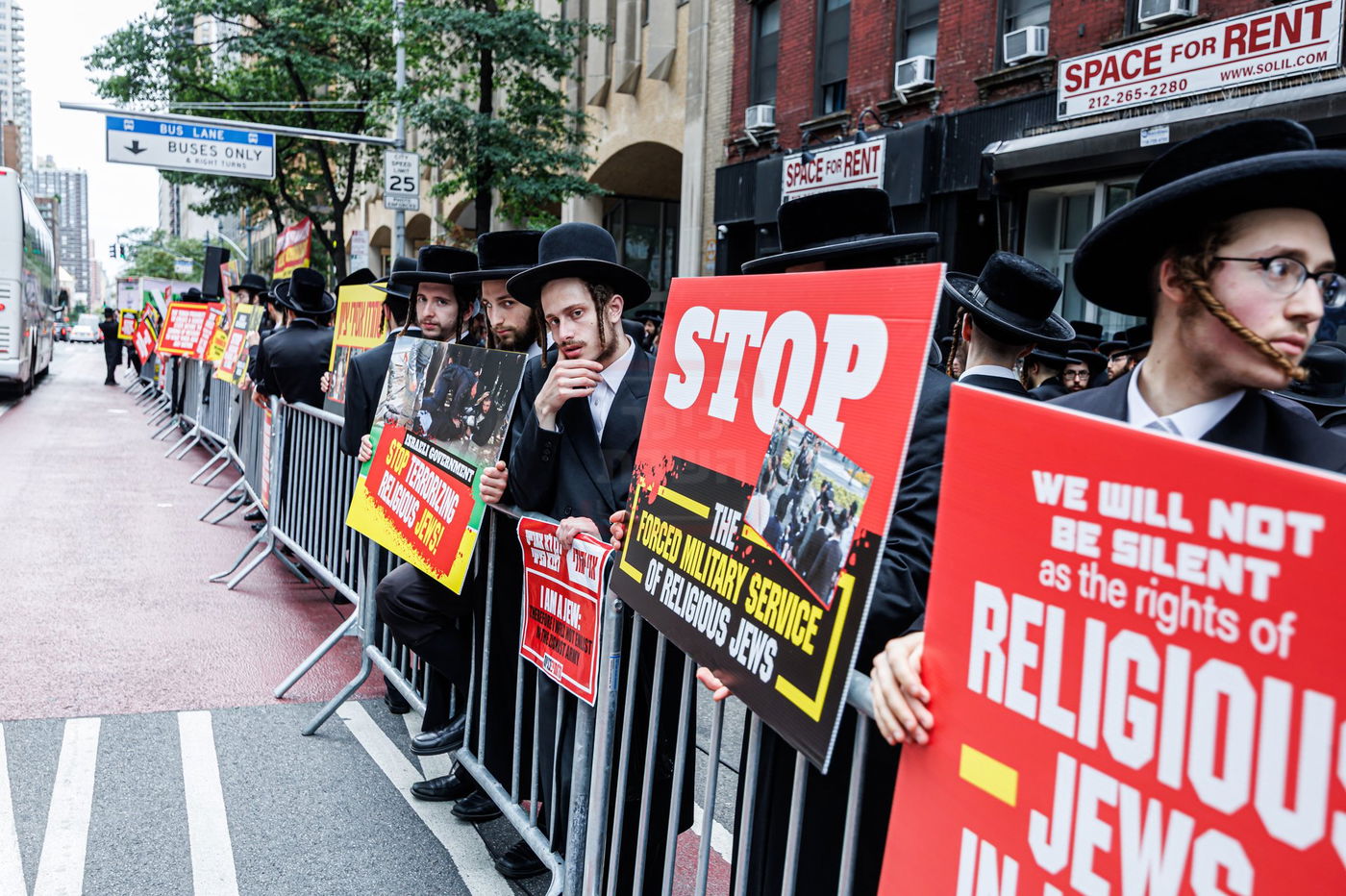 עצרת הרבבות במחאה במנהטן