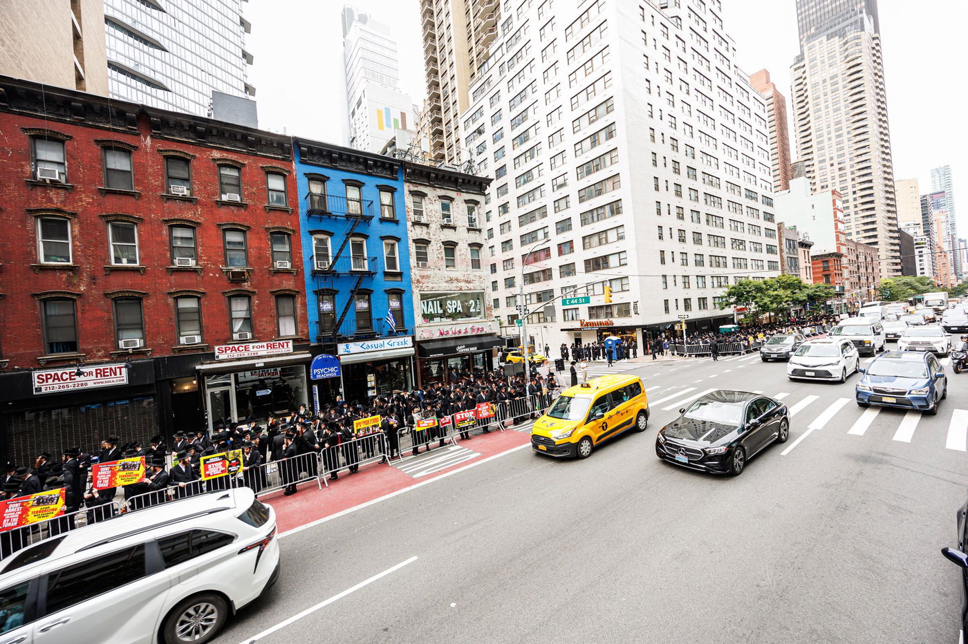 עצרת הרבבות במחאה במנהטן