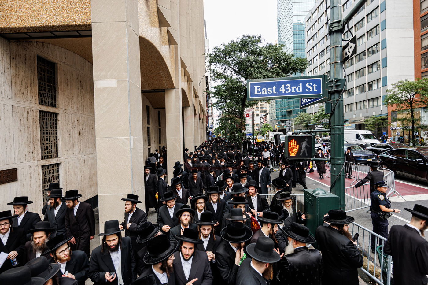 עצרת הרבבות במחאה במנהטן