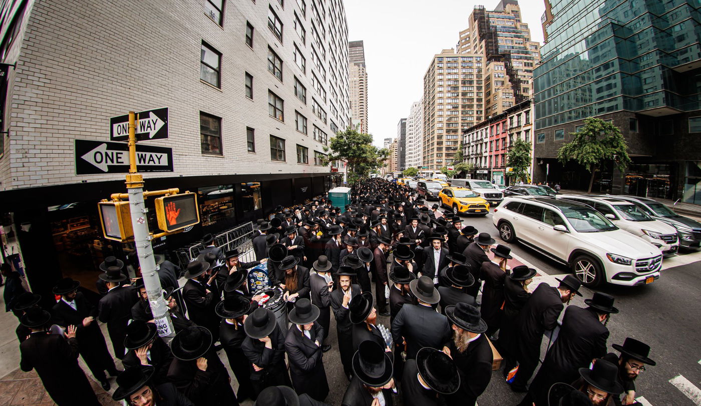 עצרת הרבבות במחאה במנהטן