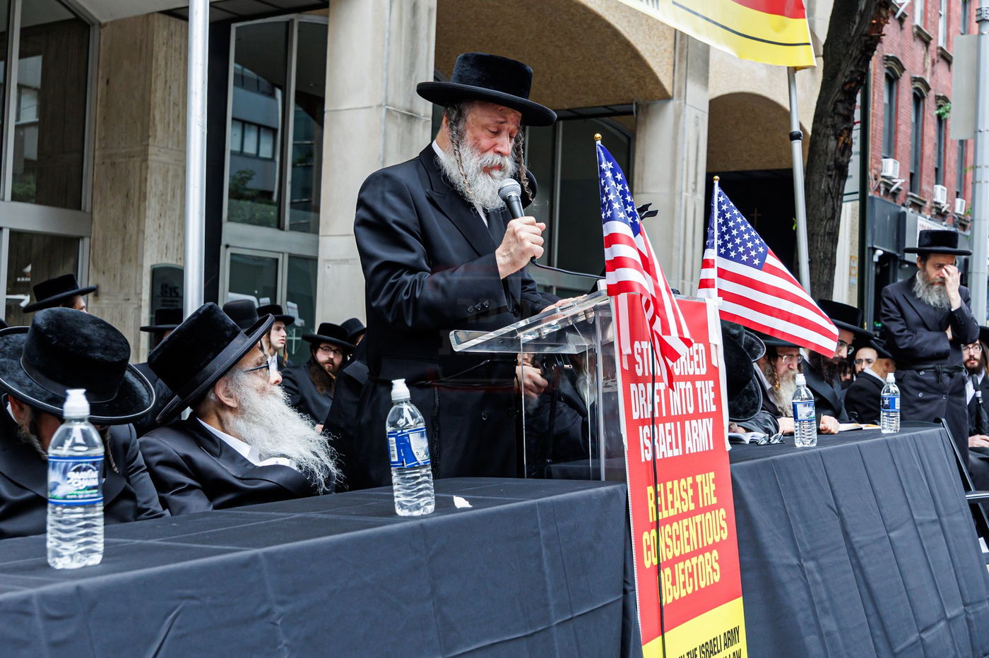 עצרת הרבבות במחאה במנהטן