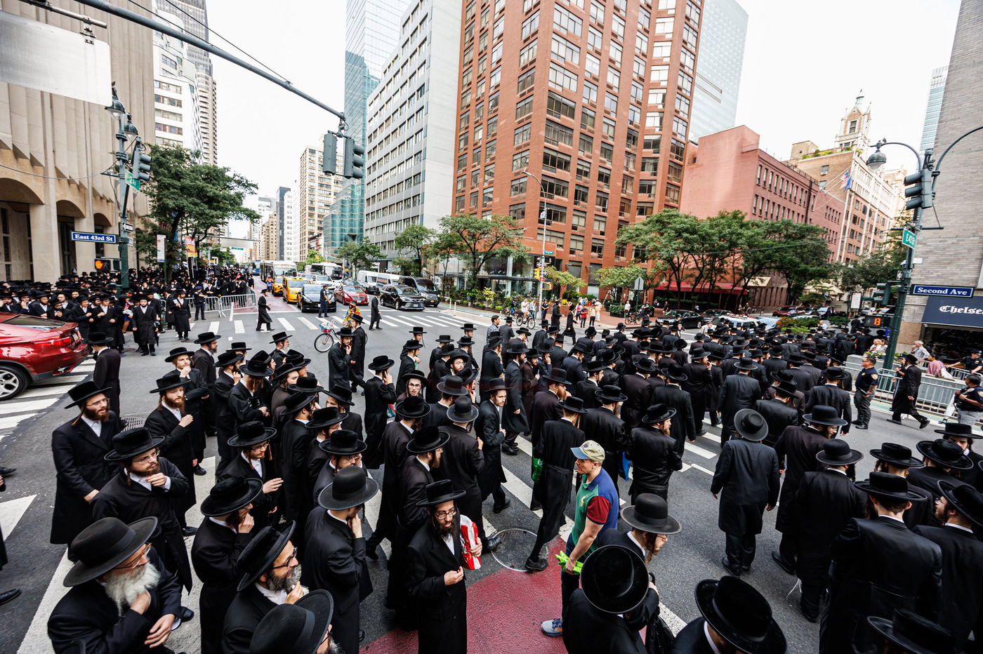 עצרת הרבבות במחאה במנהטן