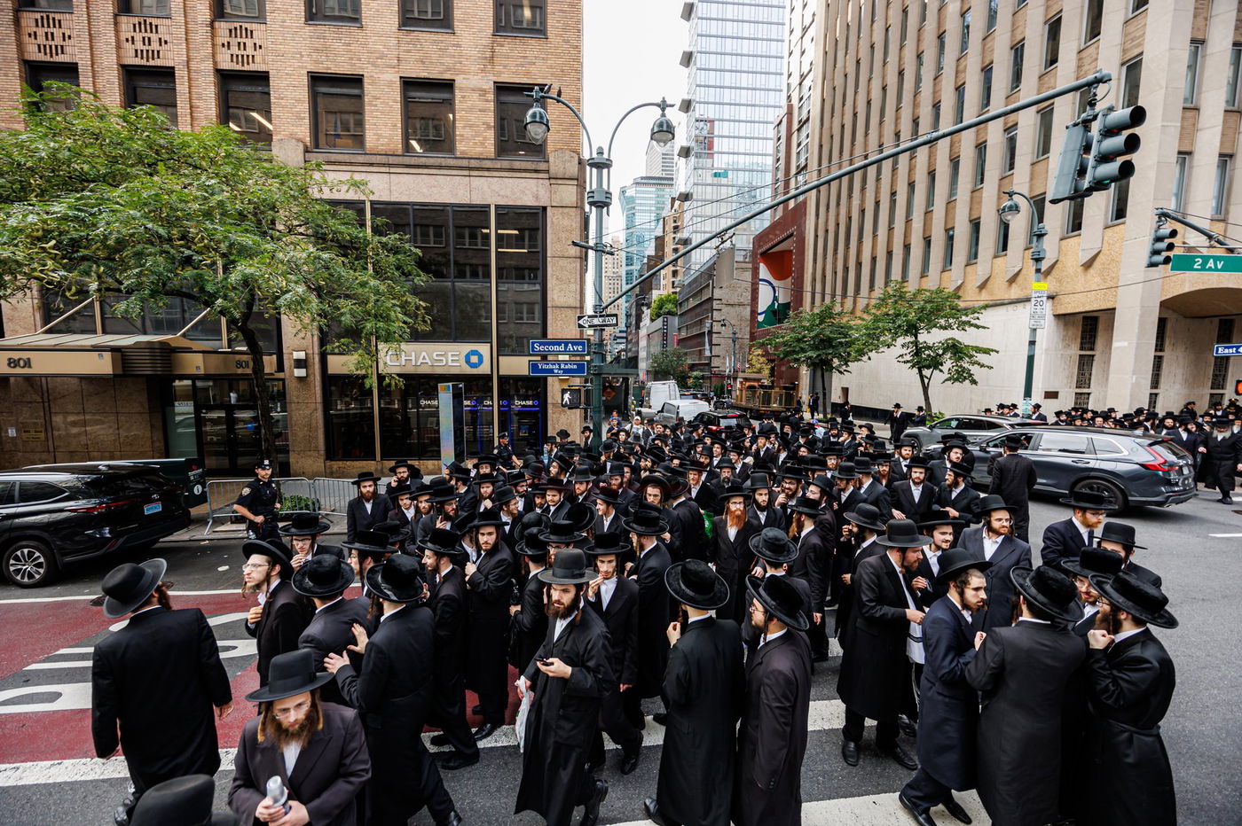 עצרת הרבבות במחאה במנהטן