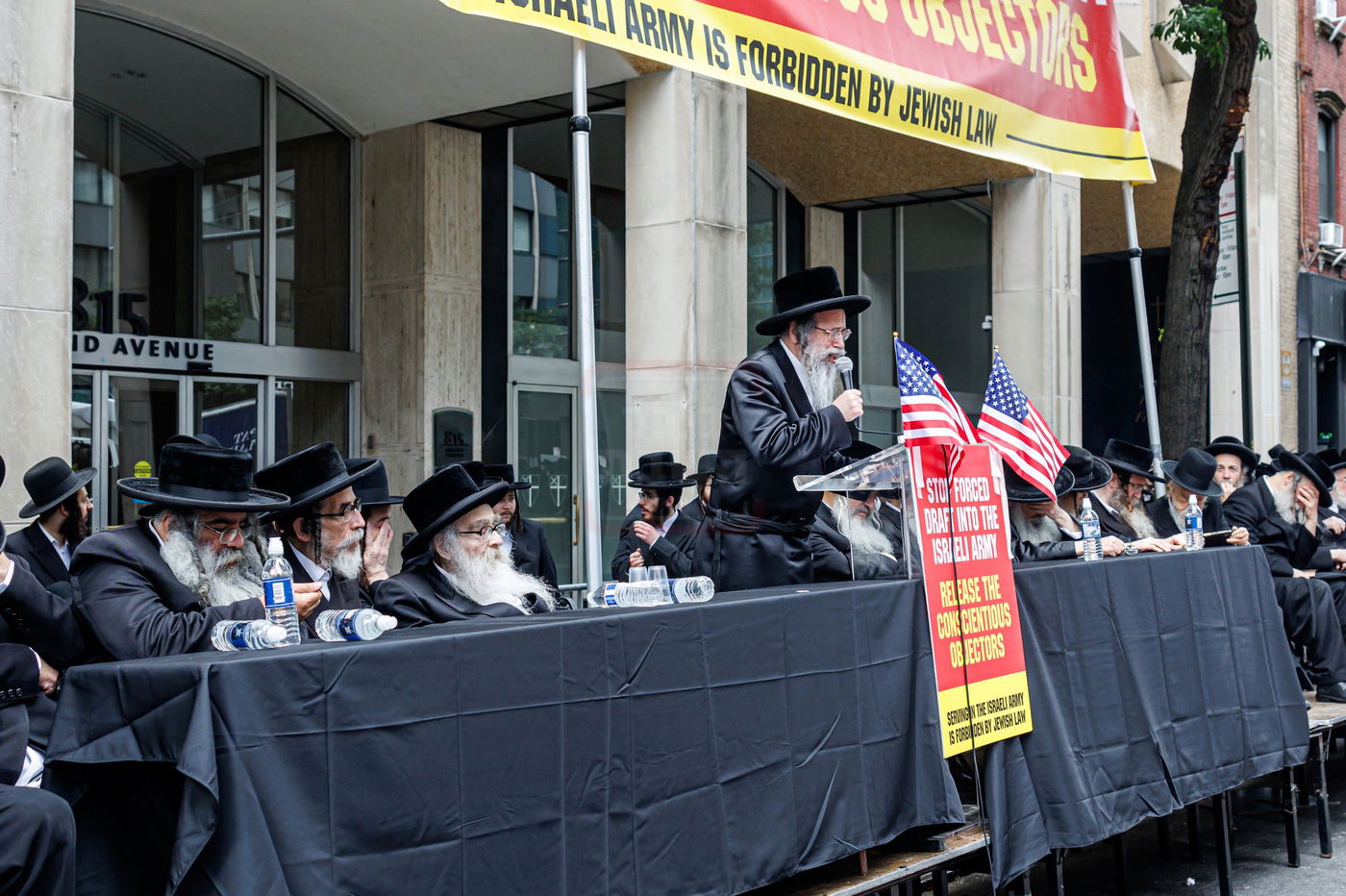 עצרת הרבבות במחאה במנהטן