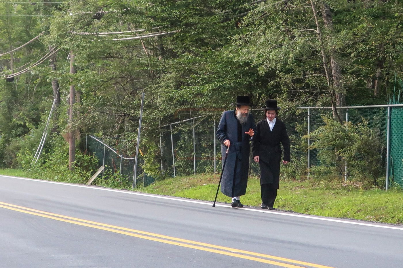 האדמו"ר מבאבוב 45 בימי הקיץ בהרי הקאנטרי