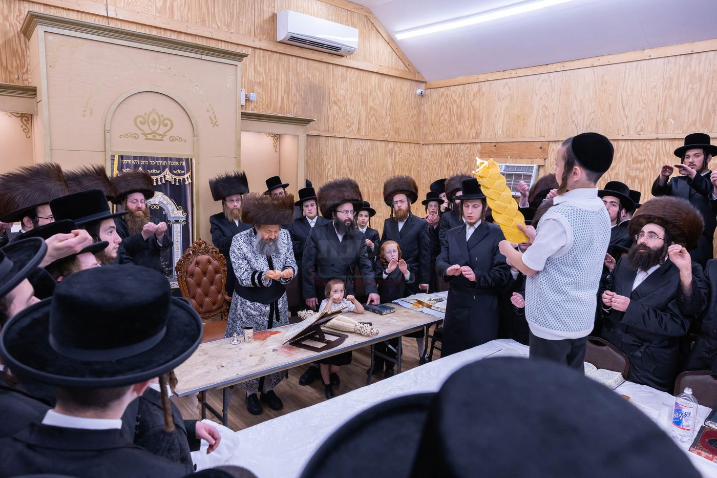 האדמו"ר מבאבוב 45 שב"ק מברכים חודש אלול בסוואן לעיק