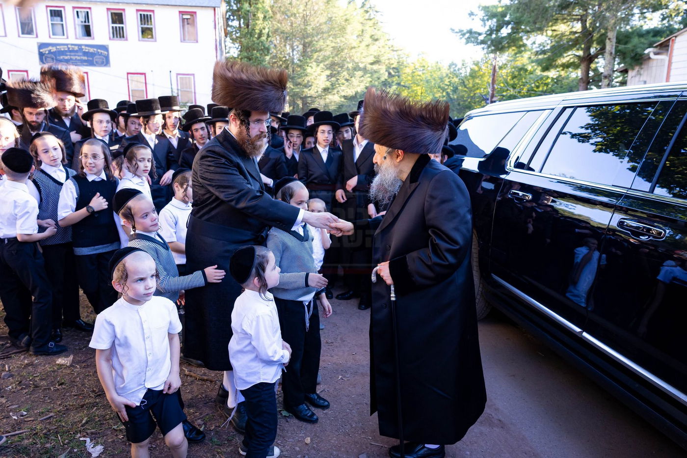 האדמו"ר מבאבוב 45 שב"ק מברכים חודש אלול בסוואן לעיק