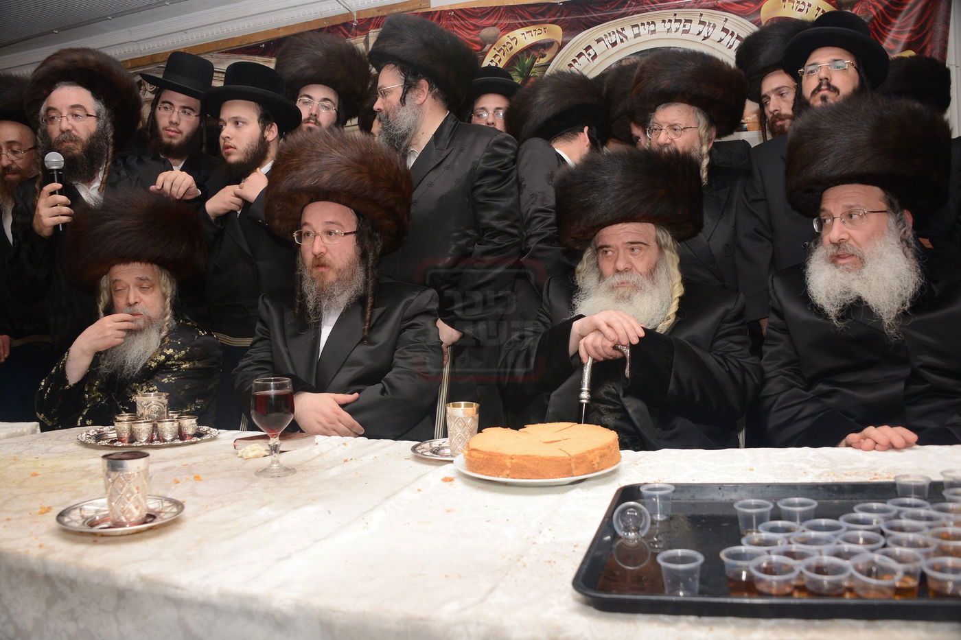 עם יבלחט"א אחיו האדמו"ר מקרעטשניף י-ם, וגיסו האדמו"ר מביאלה ב"ב