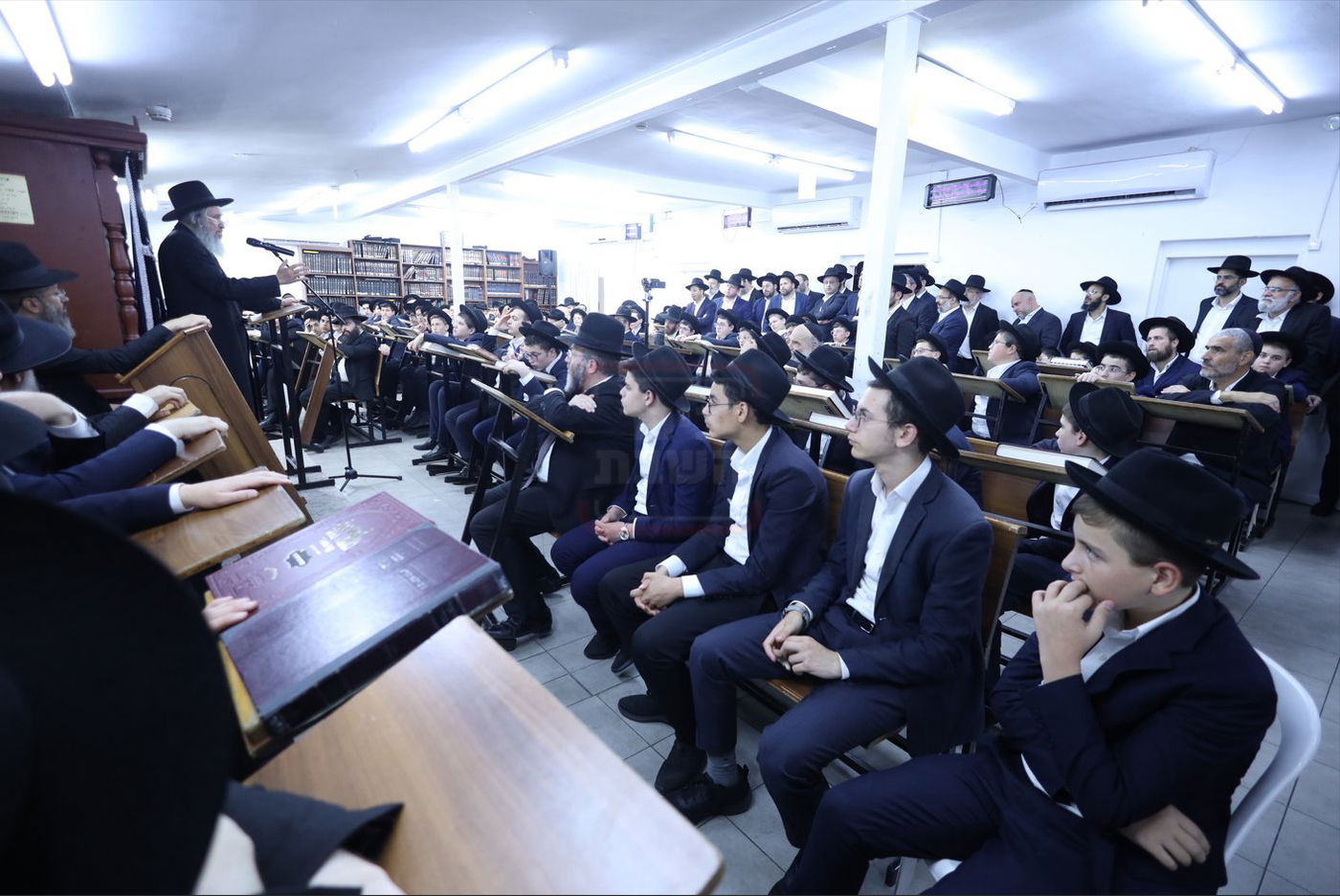 ראש הישיבה הגר"ד בפתיחת 'זמן אלול' בישיבת 'כהנא' בפתח תקווה