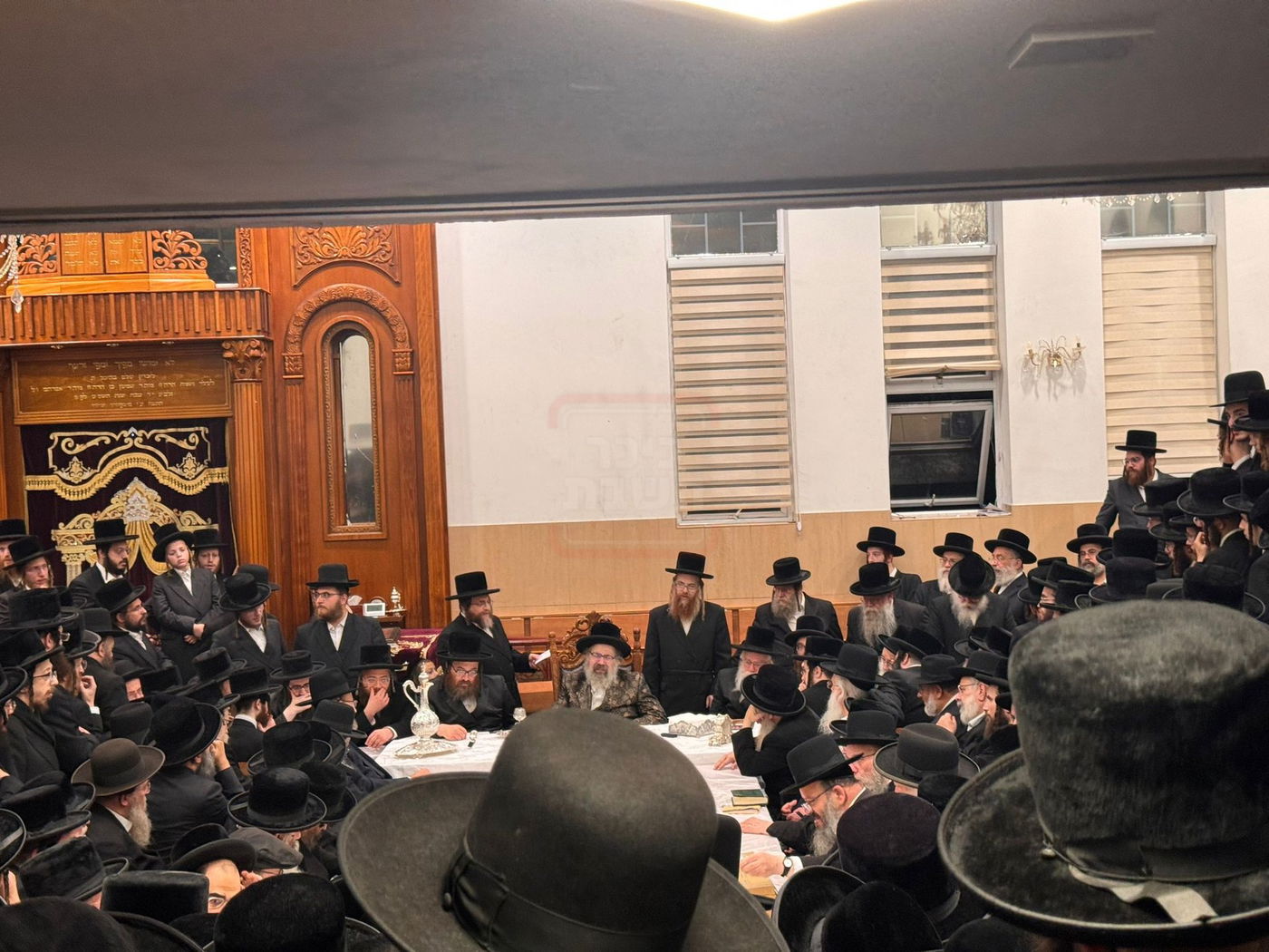 מעמד קבלת פנים לאדמו"ר מויז'ניץ לונדון