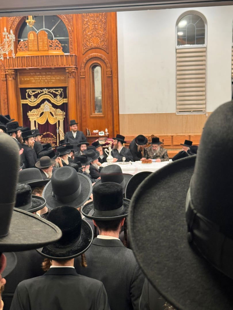 מעמד קבלת פנים לאדמו"ר מויז'ניץ לונדון