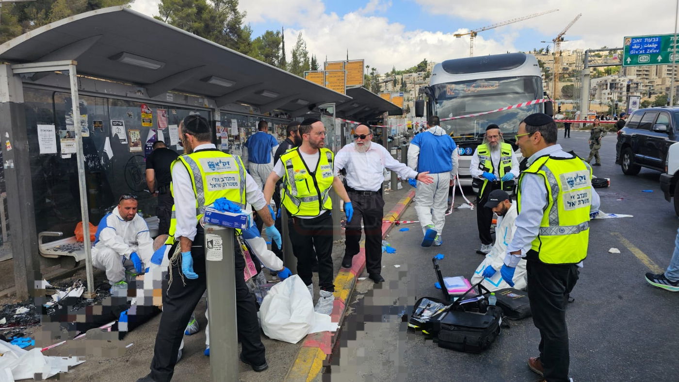 פינוי ההרוגים מהזירה הקשה