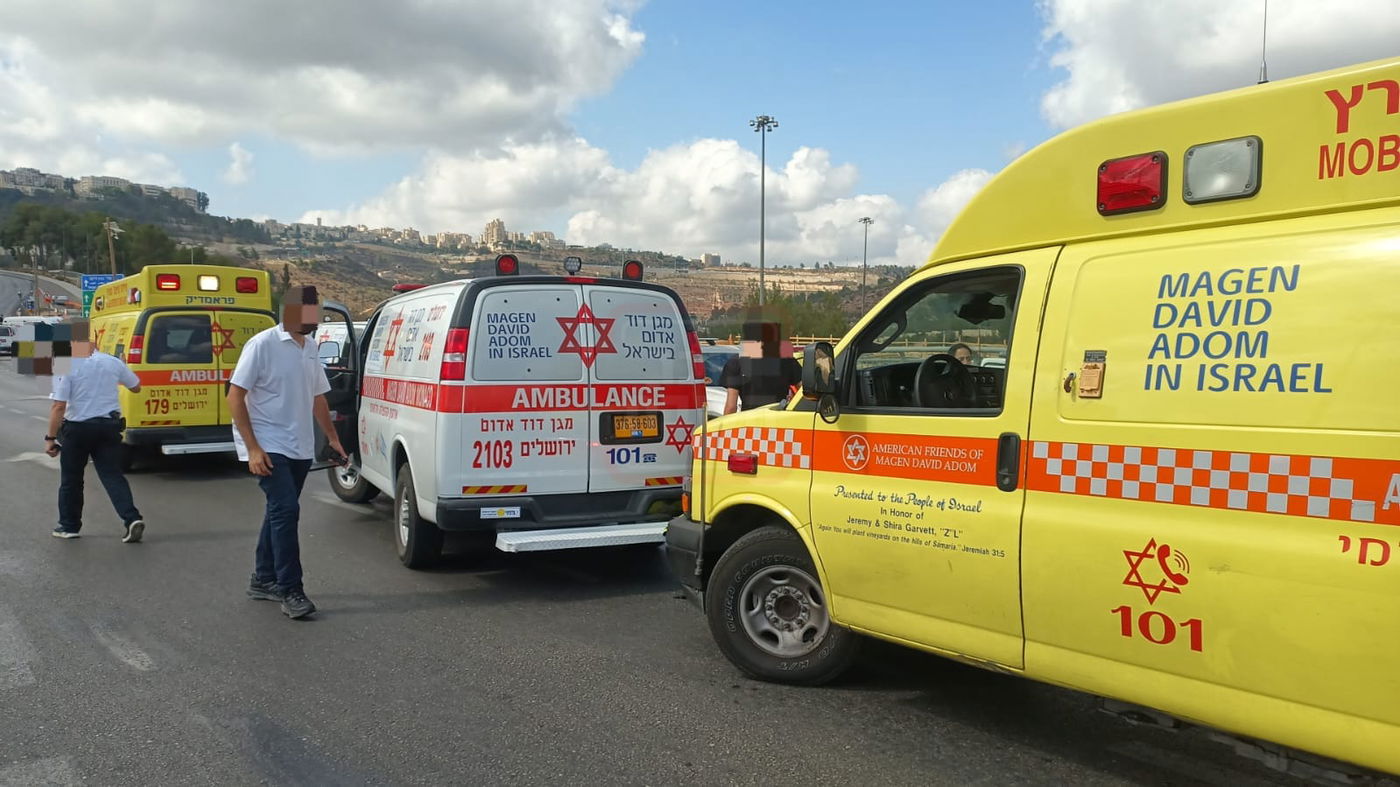 זירת הפיגוע בצומת רמות