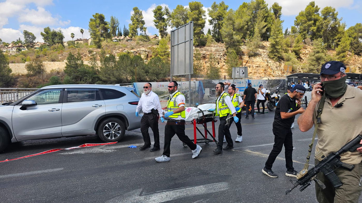 פינוי ההרוגים מהזירה הקשה