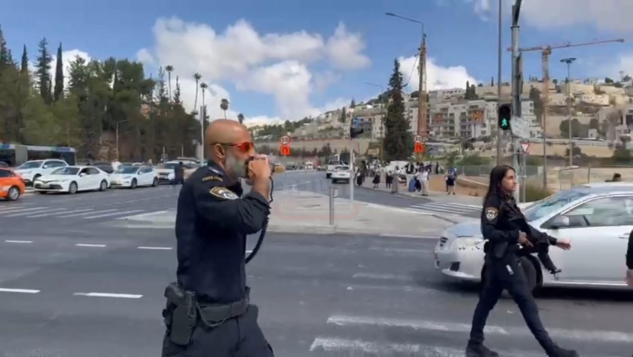 זירת הפיגוע בצומת רמות