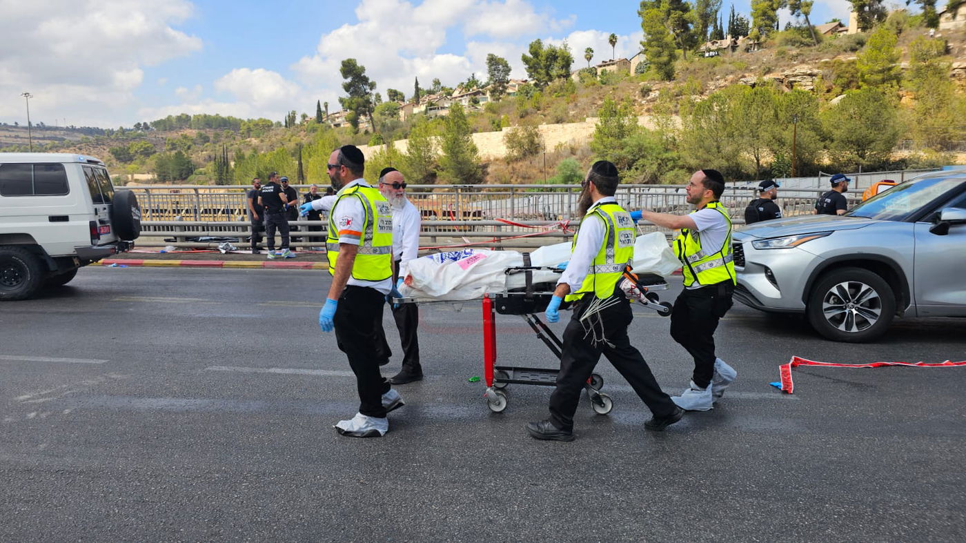 פינוי ההרוגים מהזירה הקשה