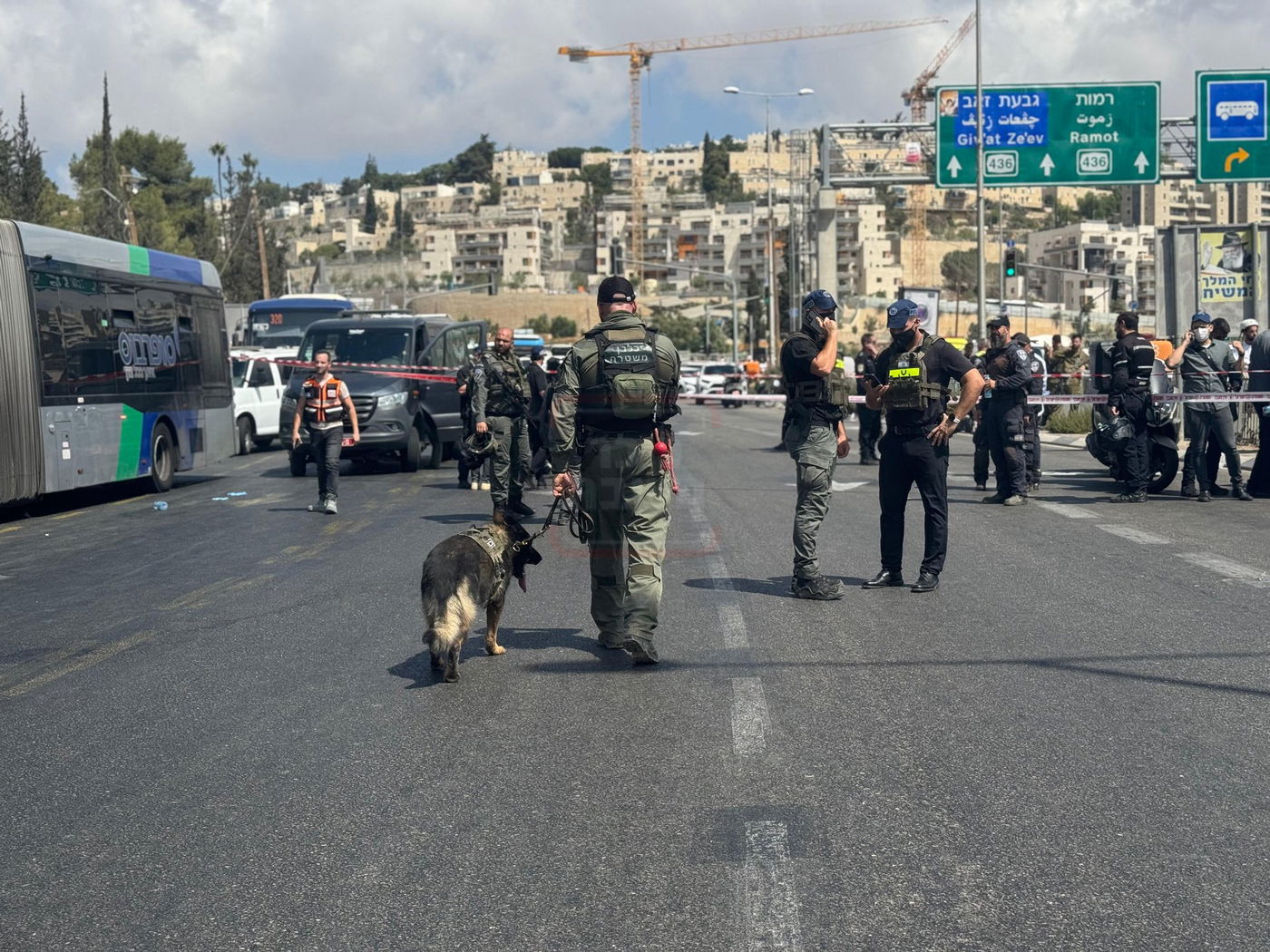 זירת הפיגוע