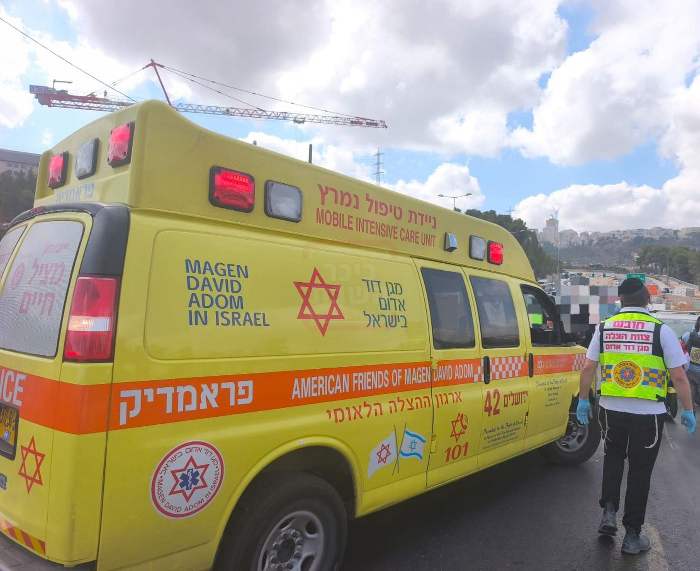 זירת הפיגוע בצומת רמות