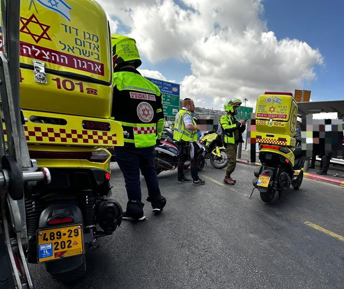 זירת הפיגוע בצומת רמות