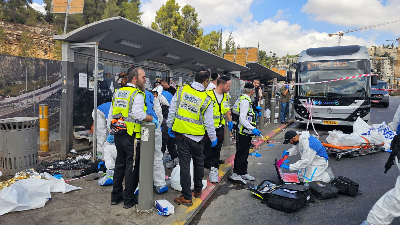 פינוי ההרוגים מהזירה הקשה