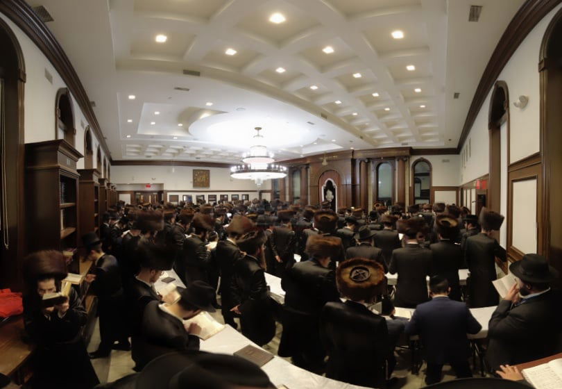 סליחות ראשונות בחצה"ק סקולען לייקווד