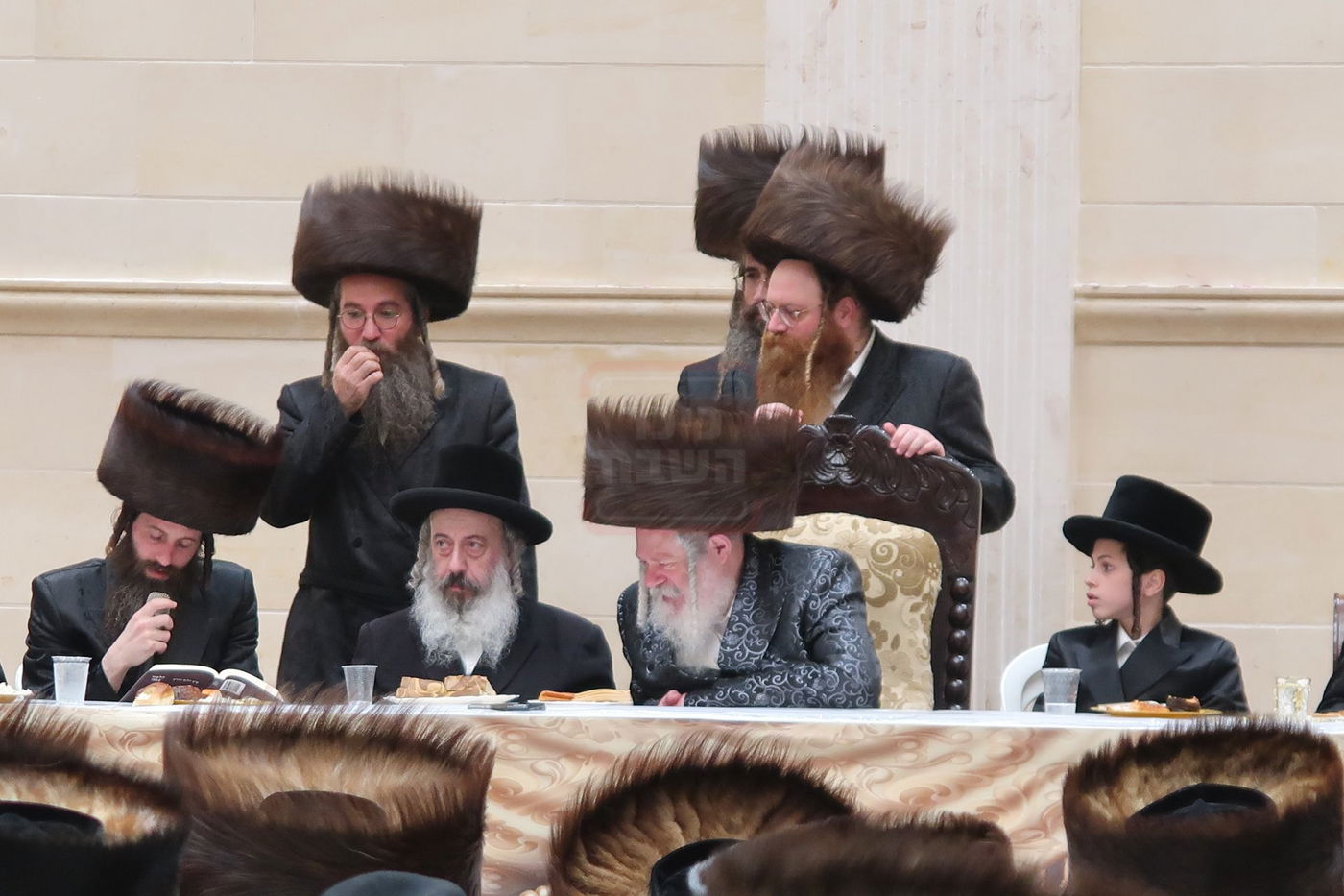 שמחת בר המצוה לנכד האדמו"ר מפרמישלאן ואב"ד אלדשטאט 