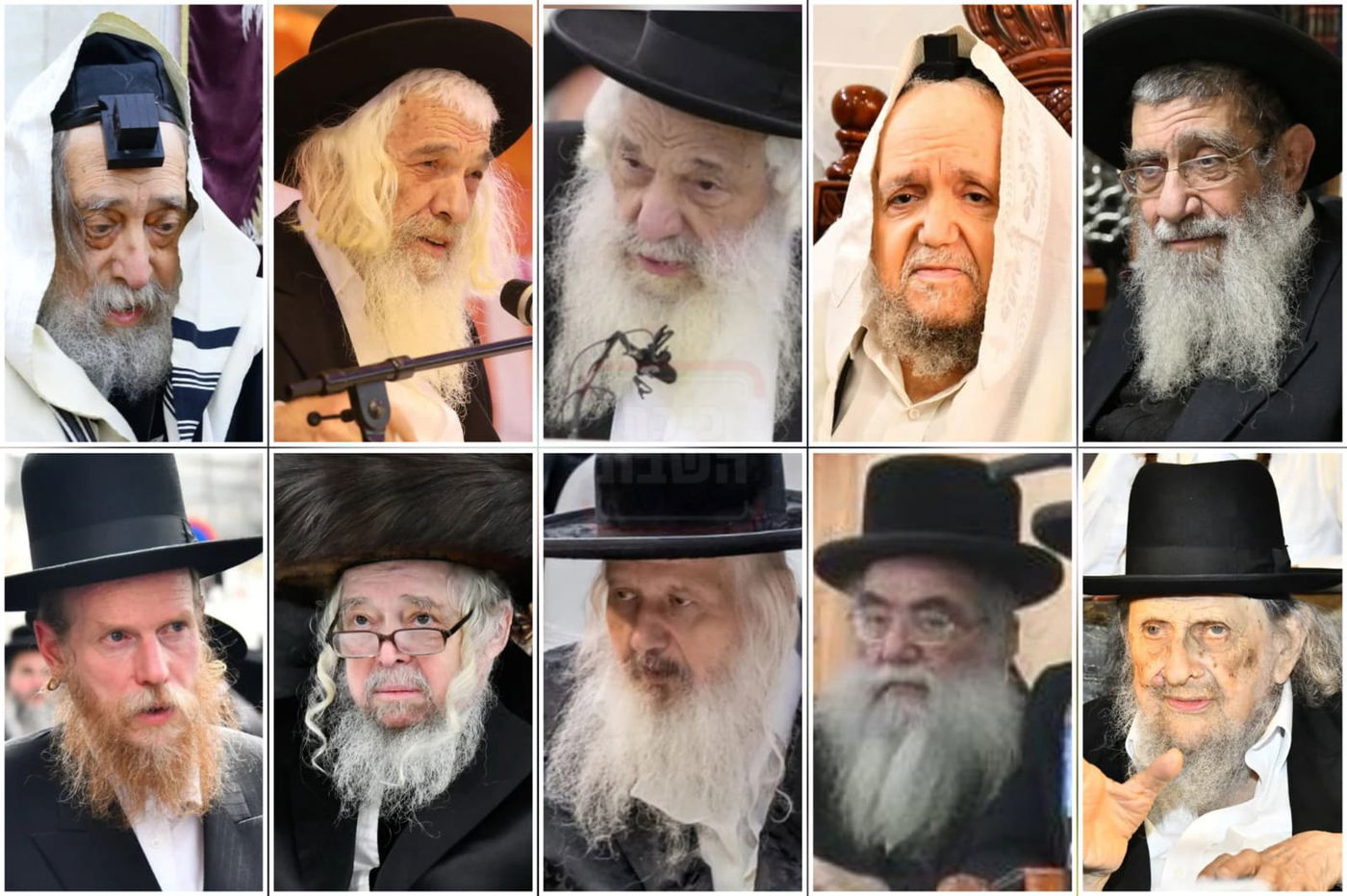 חלק מגדולי ישראל זצוק"ל שנפטרו במהלך השנה