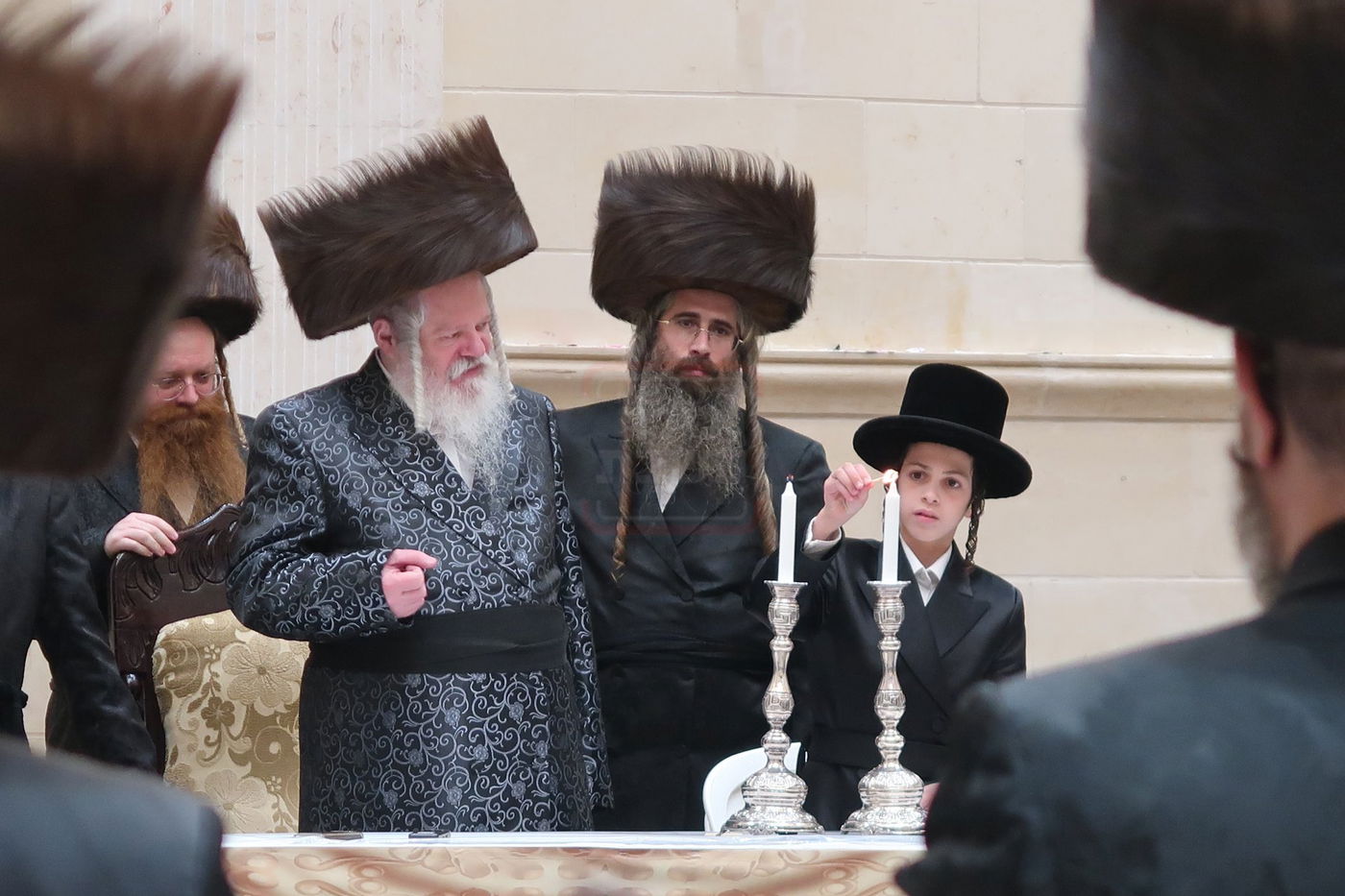 שמחת בר המצוה לנכד האדמו"ר מפרמישלאן ואב"ד אלדשטאט 