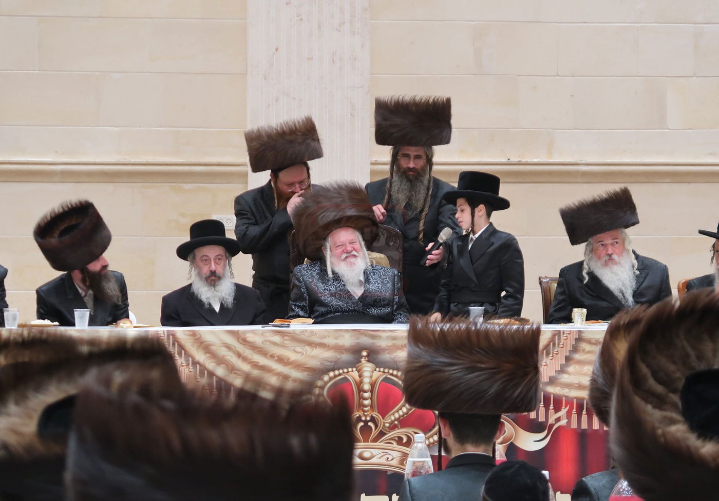 שמחת בר המצוה לנכד האדמו"ר מפרמישלאן ואב"ד אלדשטאט 