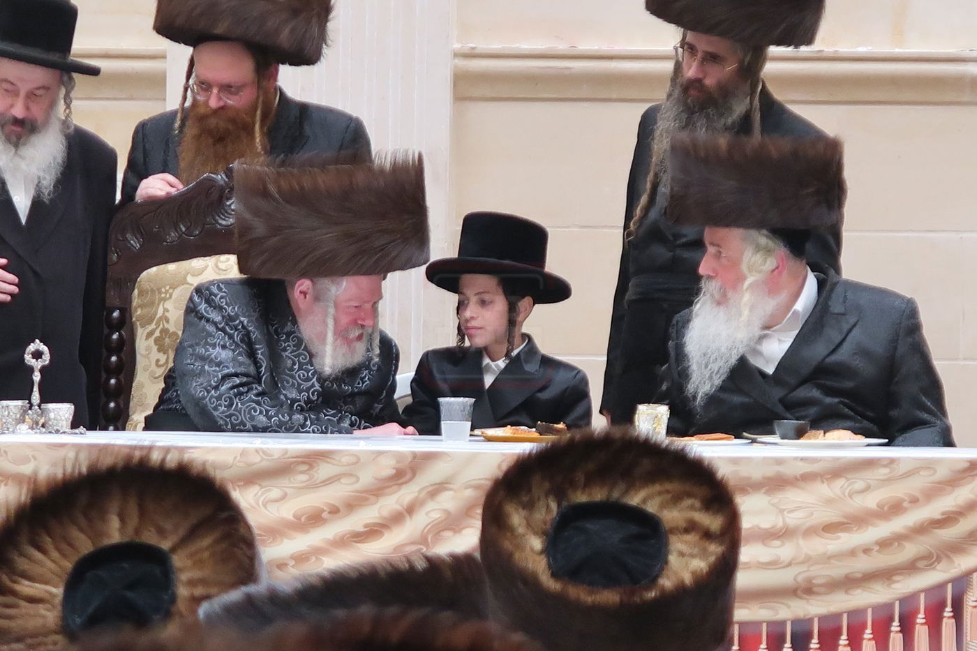 שמחת בר המצוה לנכד האדמו"ר מפרמישלאן ואב"ד אלדשטאט 