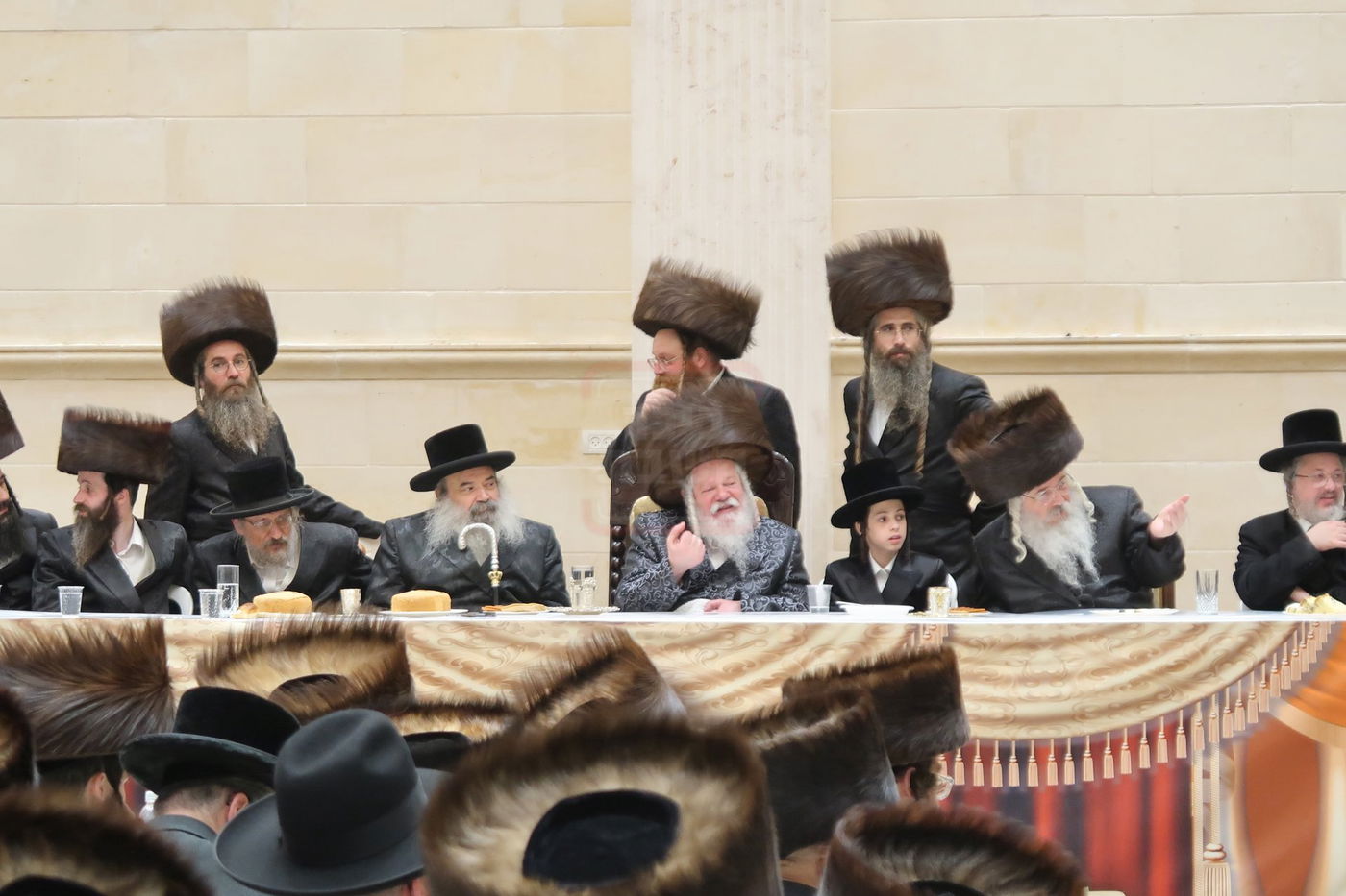 שמחת בר המצוה לנכד האדמו"ר מפרמישלאן ואב"ד אלדשטאט 