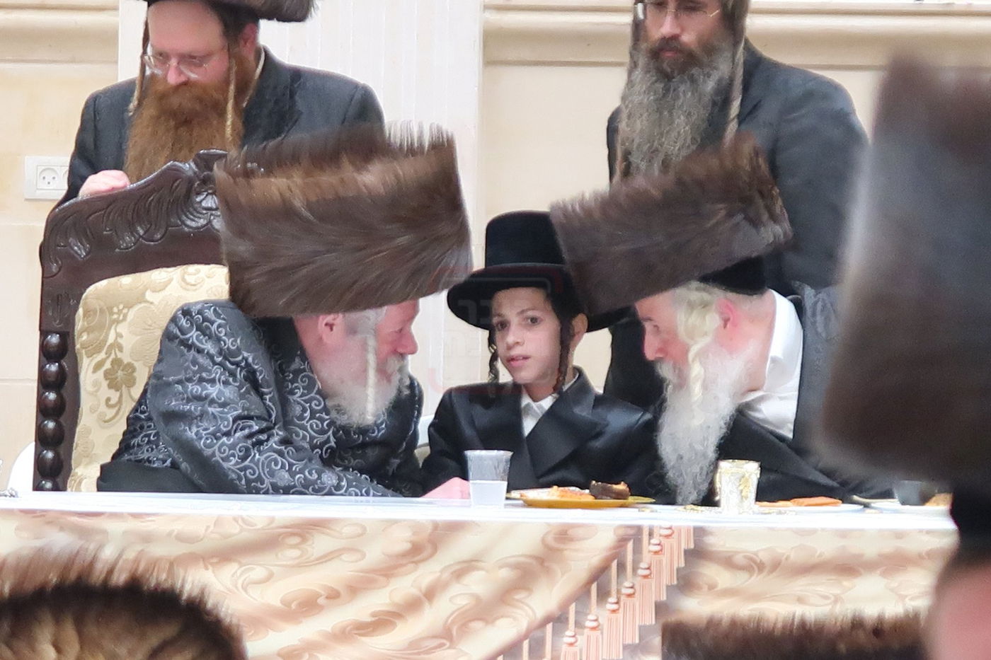 שמחת בר המצוה לנכד האדמו"ר מפרמישלאן ואב"ד אלדשטאט 