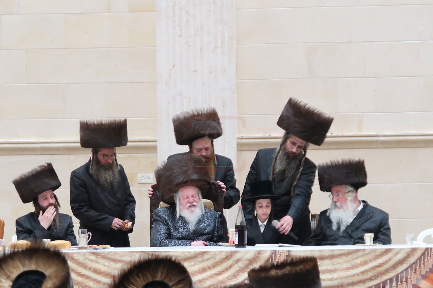 שמחת בר המצוה לנכד האדמו"ר מפרמישלאן ואב"ד אלדשטאט 