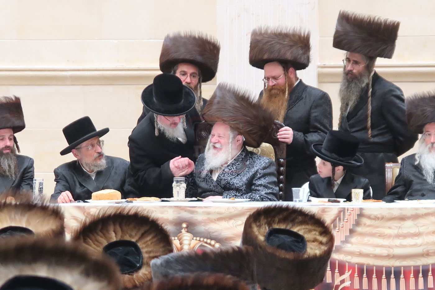 שמחת בר המצוה לנכד האדמו"ר מפרמישלאן ואב"ד אלדשטאט 