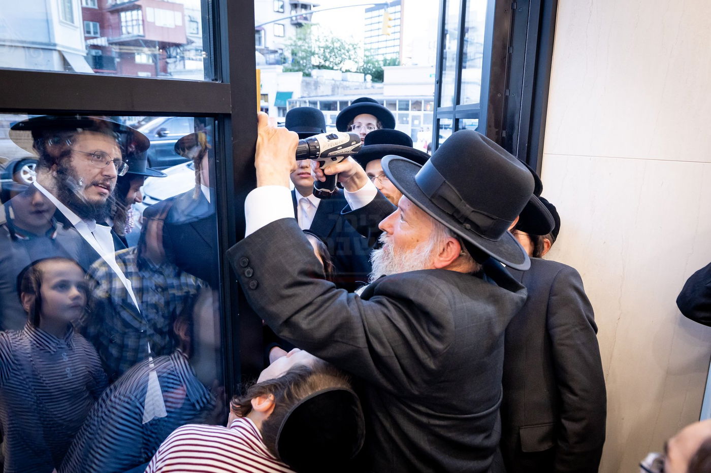 מעמד חנוכת השטיבלעך בסאטמר