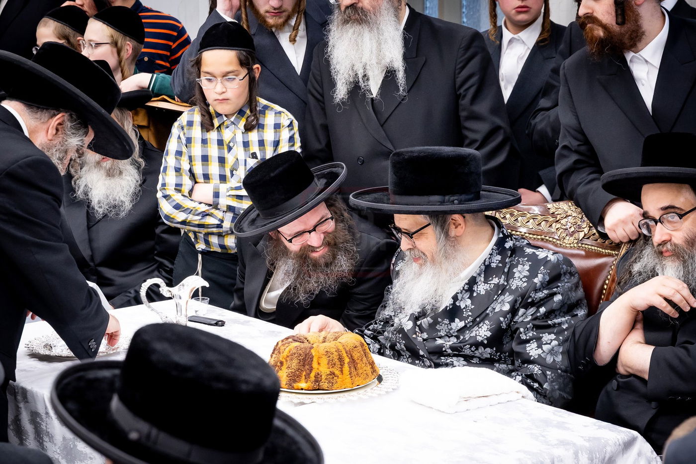 מעמד חנוכת השטיבלעך בסאטמר