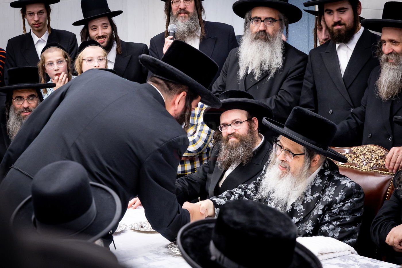 מעמד חנוכת השטיבלעך בסאטמר