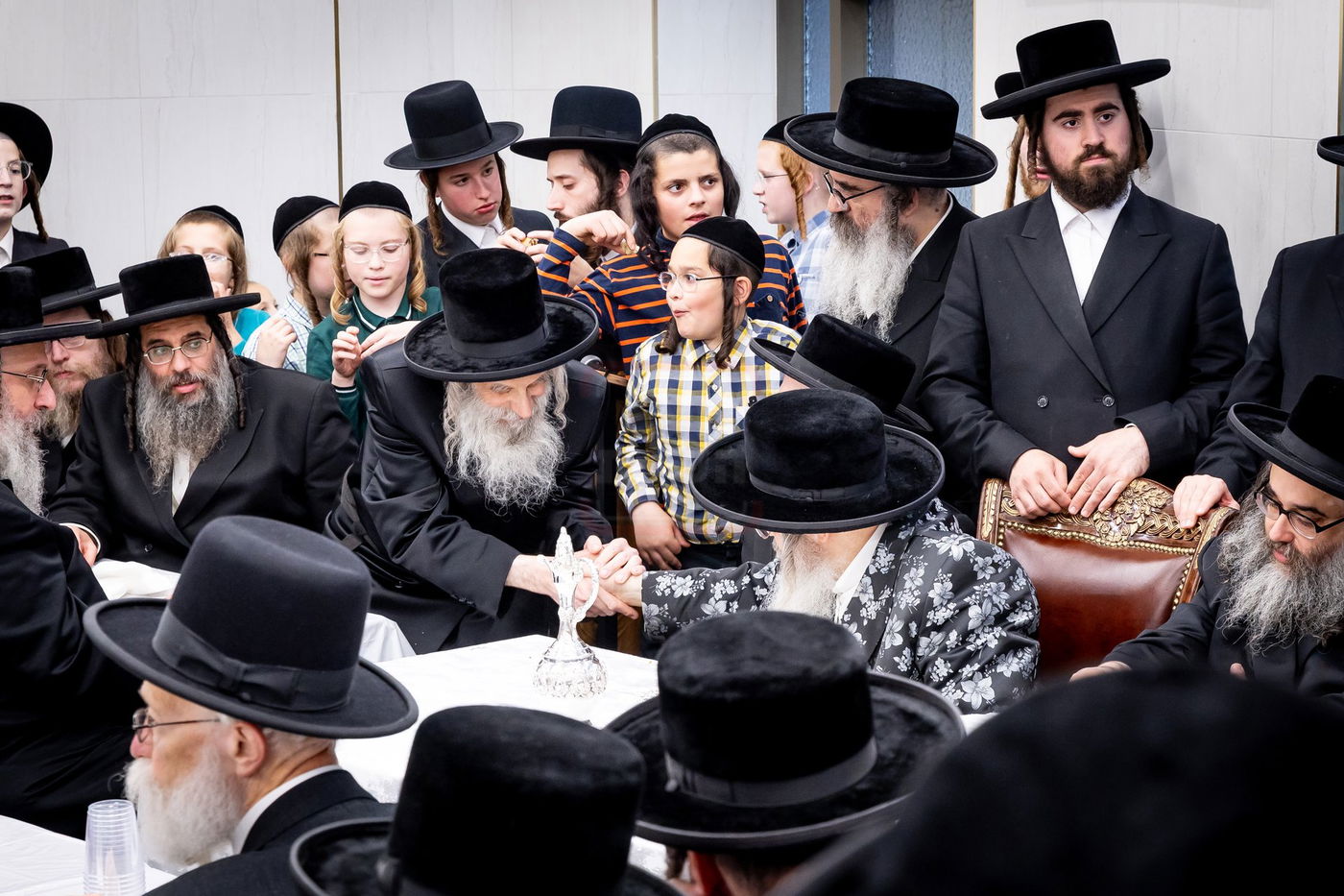 מעמד חנוכת השטיבלעך בסאטמר