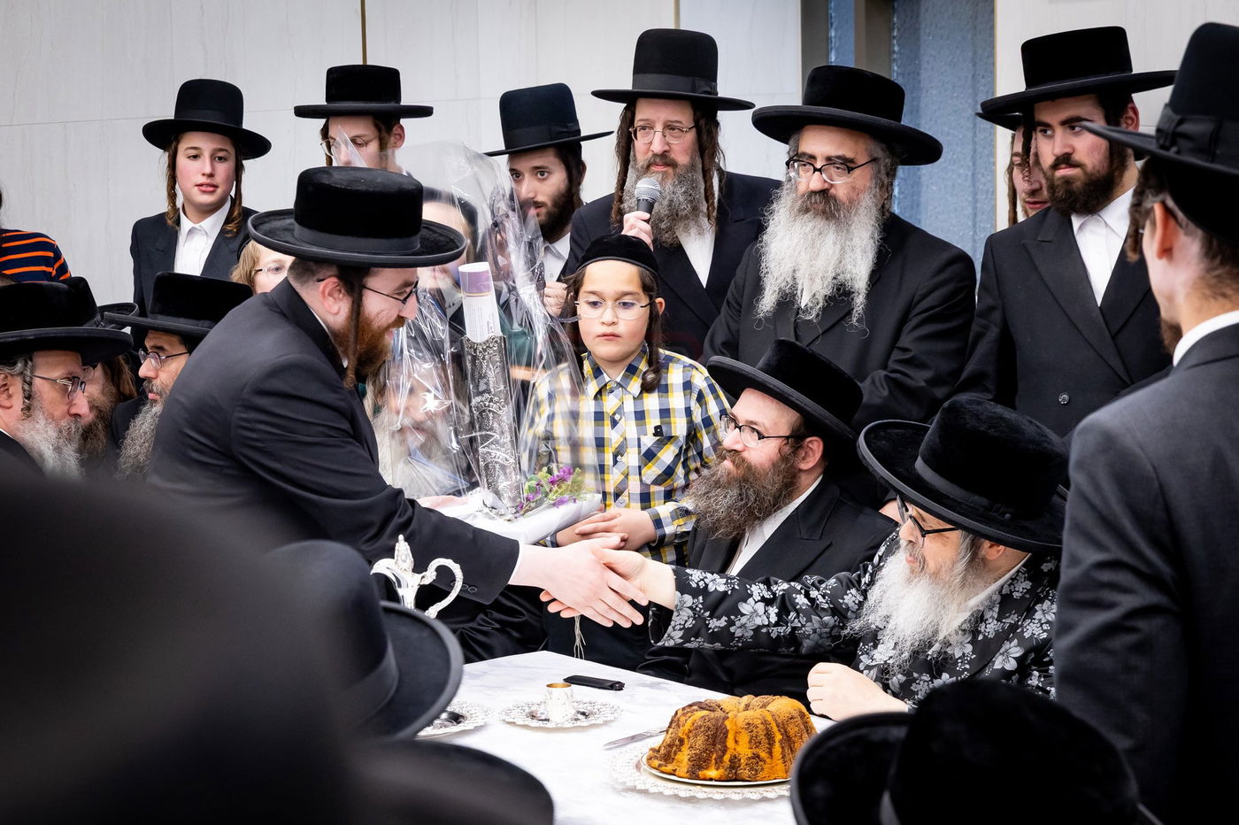 מעמד חנוכת השטיבלעך בסאטמר