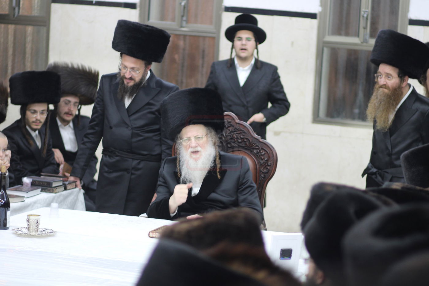 נעילת החג ראש השנה בחצה"ק מודז'יץ