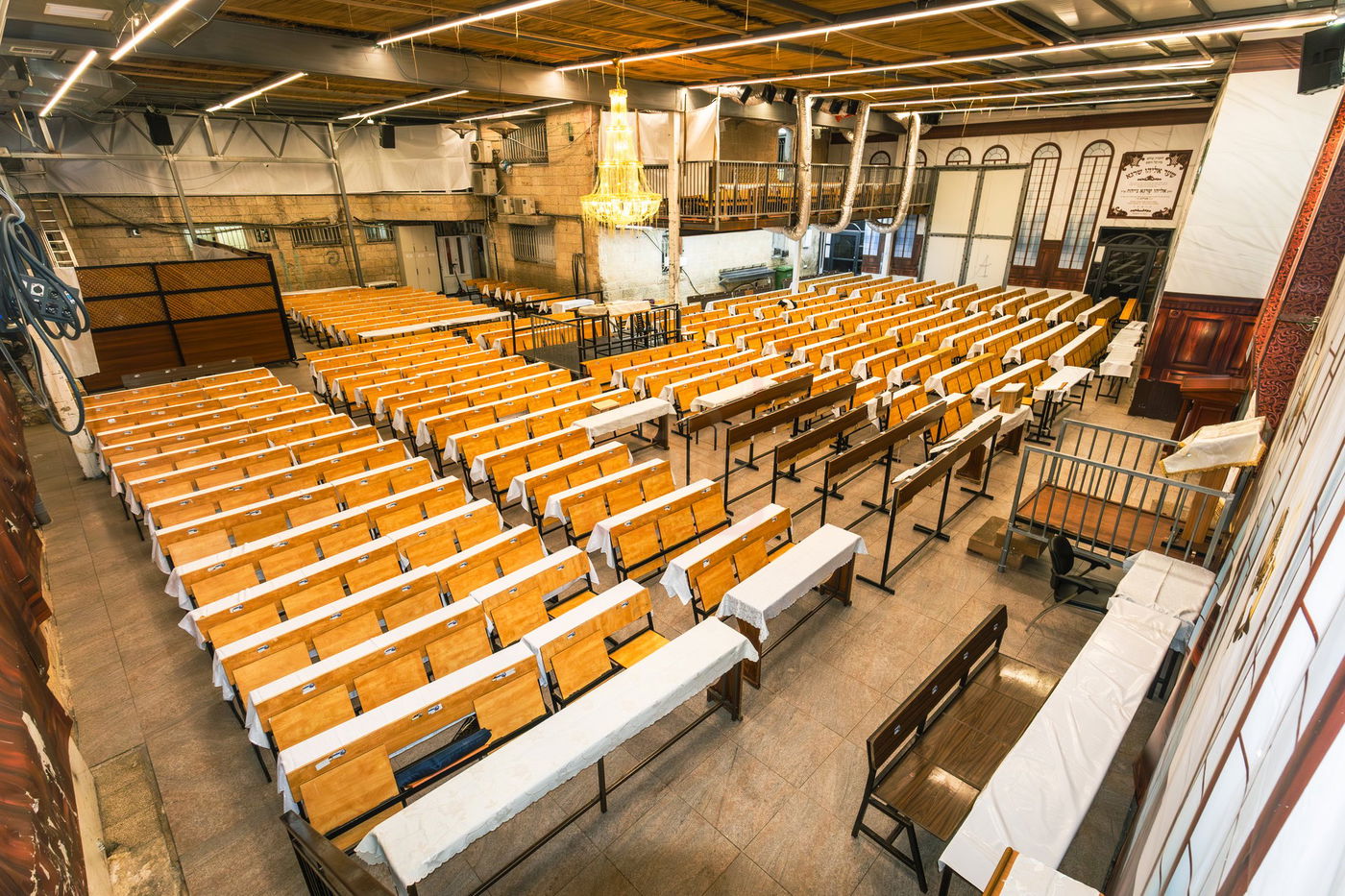 ביהמ"ד פינסק קרלין מוכן לראש השנה