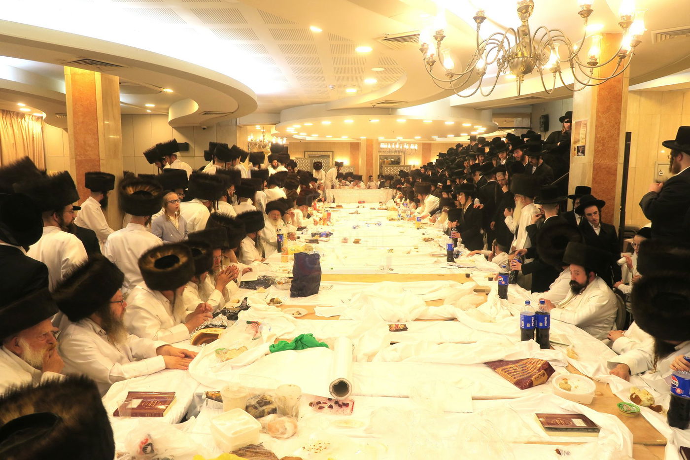 נעילת החג ראש השנה בחצה"ק לעלוב באולמי 'בית ישראל'