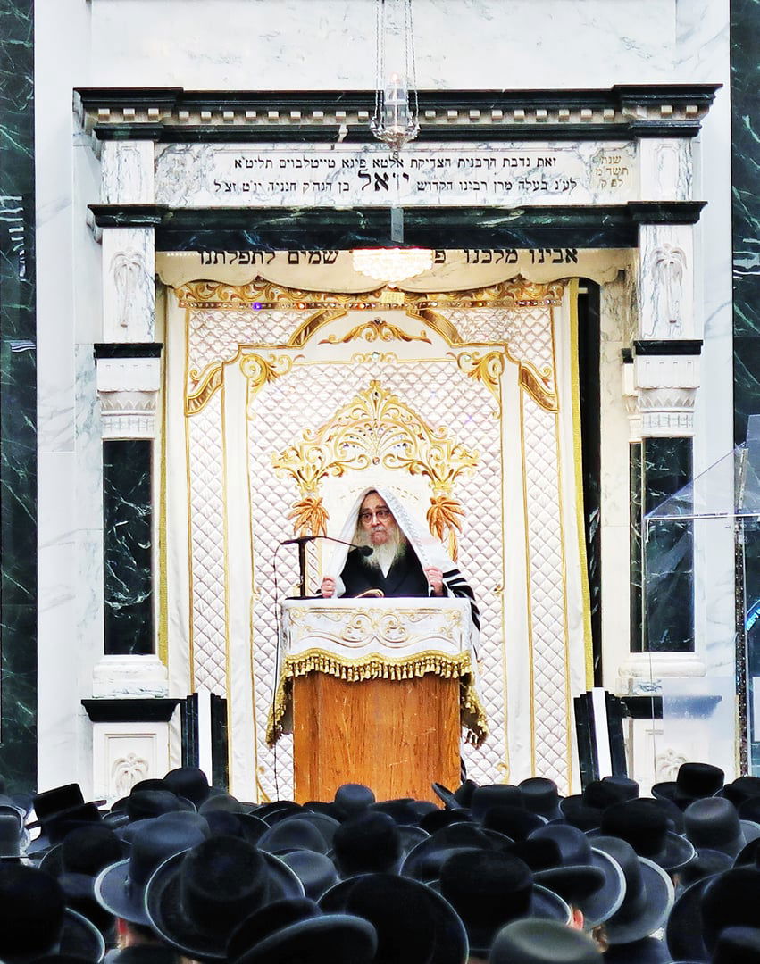 האדמו"ר מסאטמר בדרשת שבת שובה
