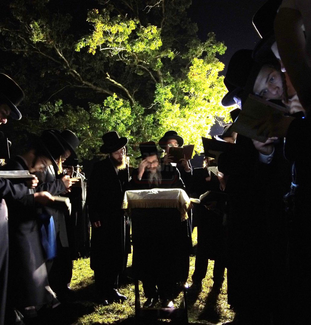 האדמו"ר מסקולען לייקווד בתשליך