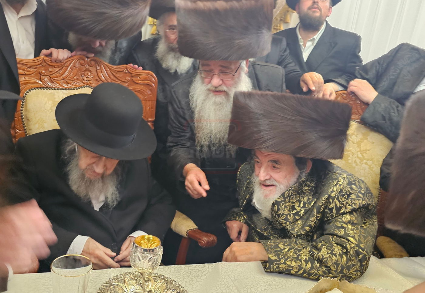 הגר"ד לנדו בביקור אצל האדמו"ר מויז'ניץ