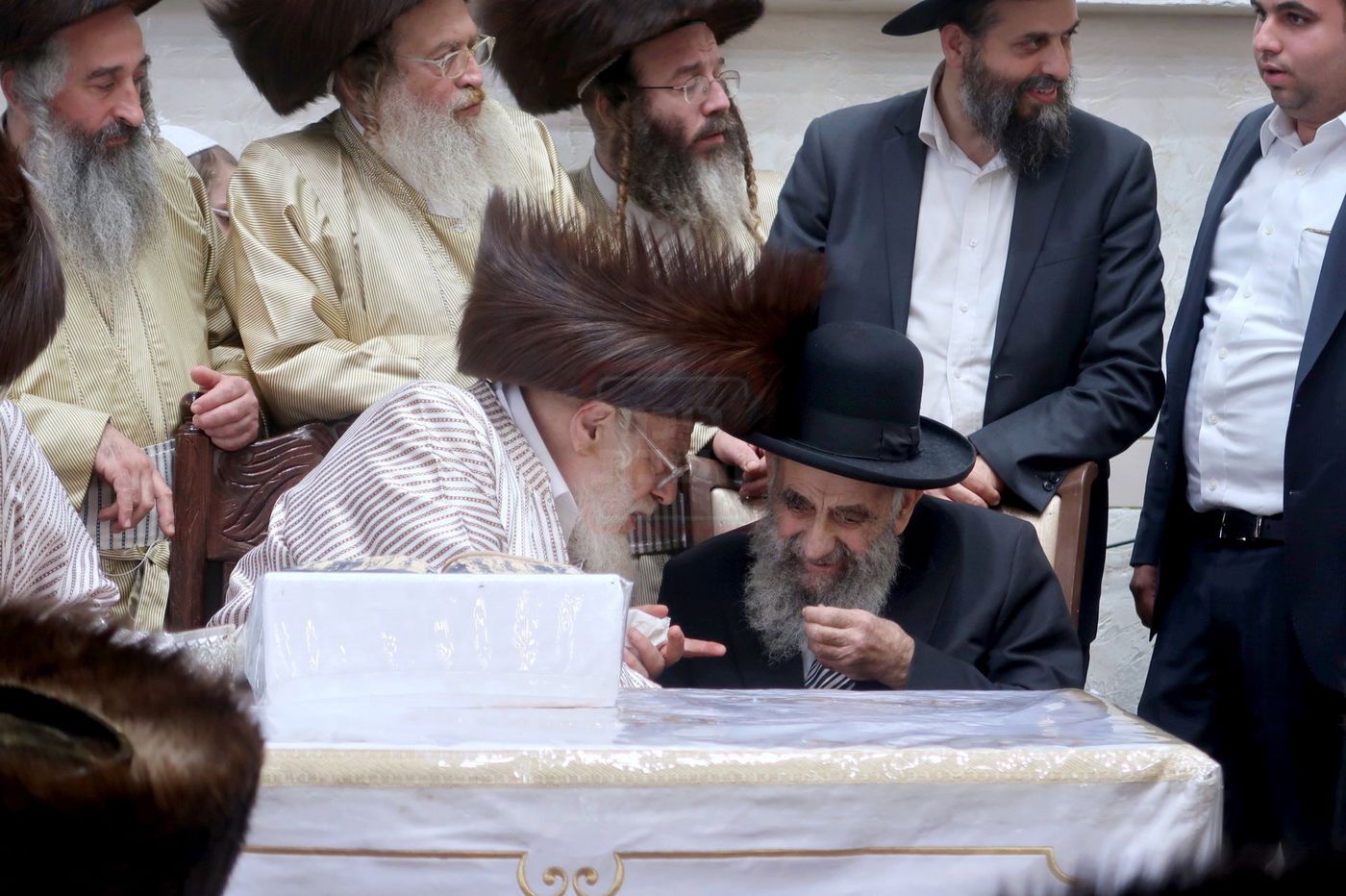 הגר"מ צדקה בשמחת בית השואבה בתולדות אהרן