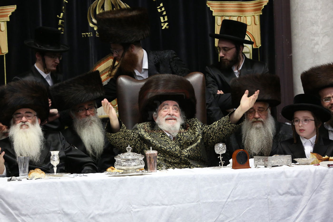 שמחת בר המצווה לנין האדמו"ר מויז'ניץ - חוה"מ סוכות 