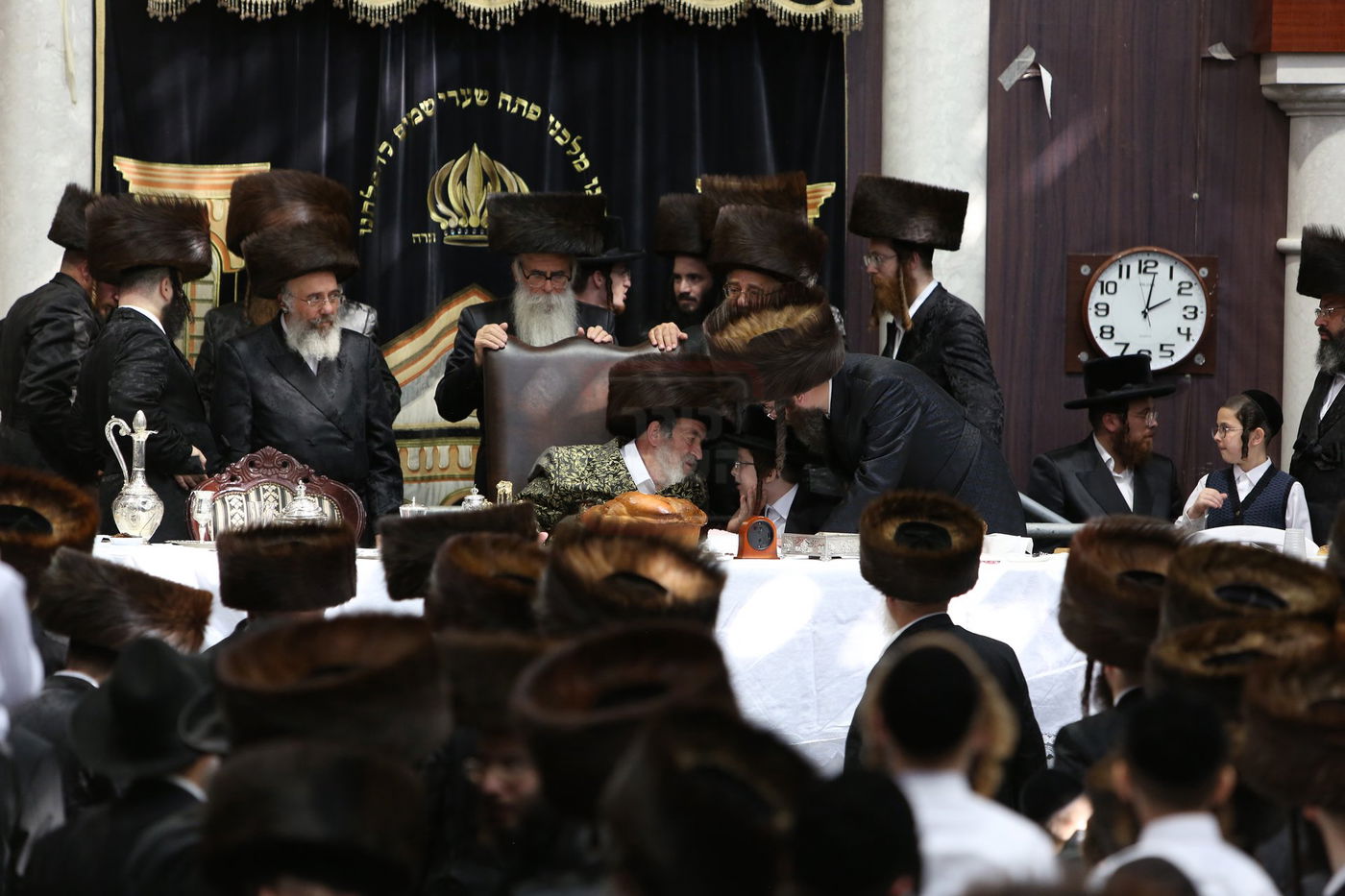 שמחת בר המצווה לנין האדמו"ר מויז'ניץ - חוה"מ סוכות 