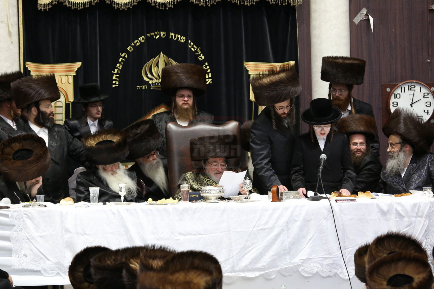 שמחת בר המצווה לנין האדמו"ר מויז'ניץ - חוה"מ סוכות 