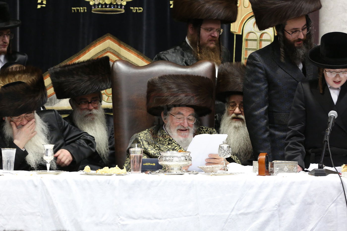 שמחת בר המצווה לנין האדמו"ר מויז'ניץ - חוה"מ סוכות 